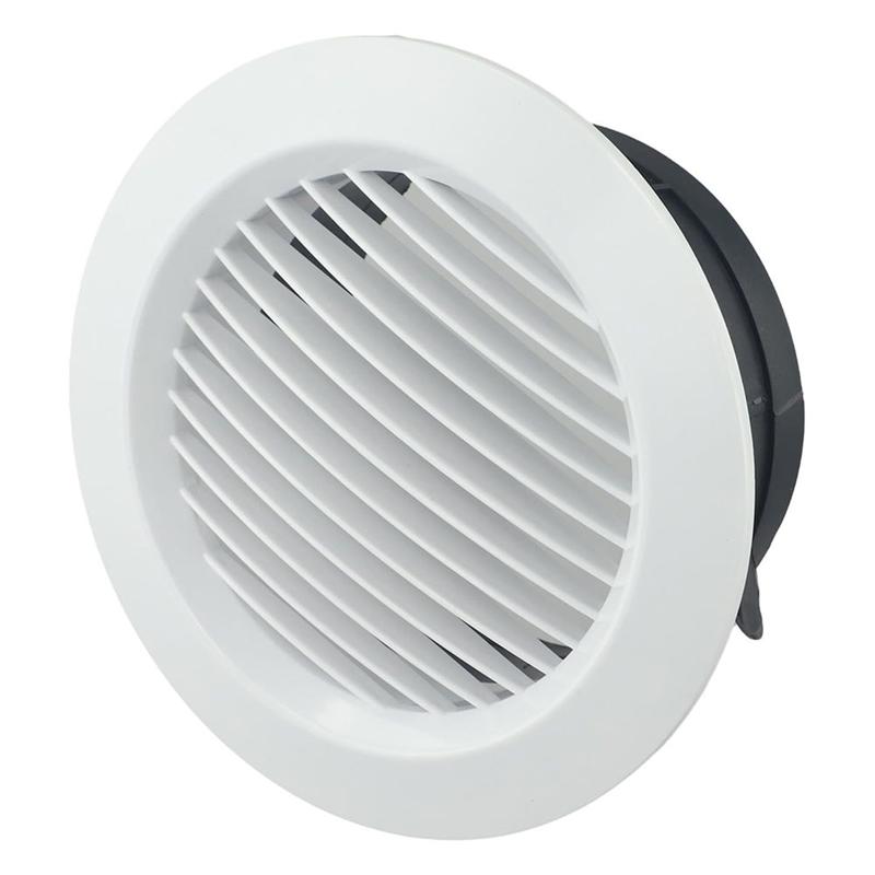 A78E-Round ABS Wall Vent Cover For Exhaust,Ideal For Ceiling Efficient Air Volume Control