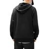 Li-Ning Campus Series Casual Hooded Letter Print Sweatshirt Unisex Sweatshirt Black YWDU561-1