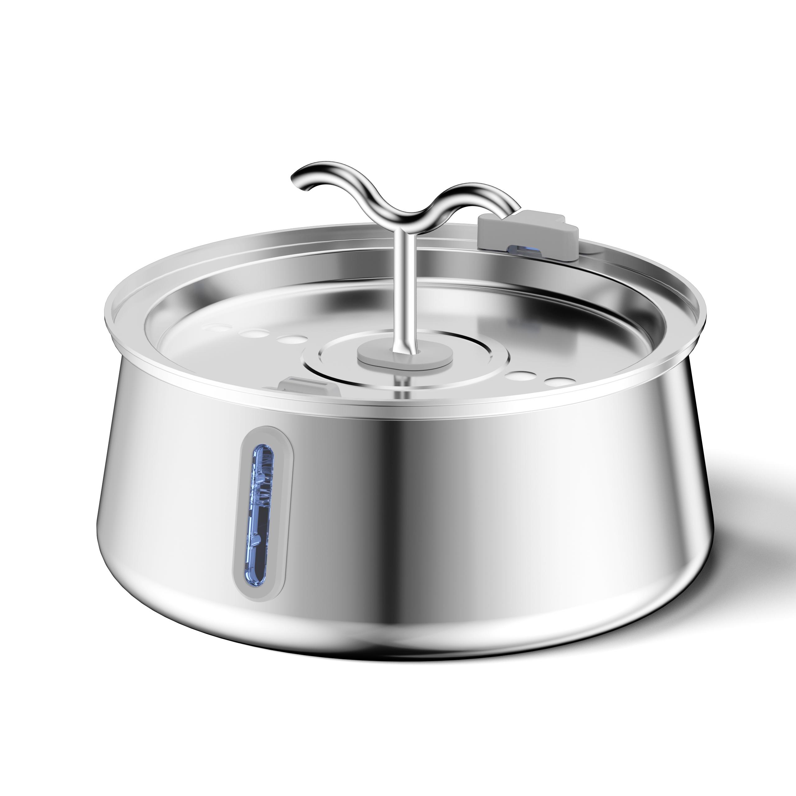 

4л фонтан для питья кошек, автоматическая миска из нержавеющей стали, диспенсер для воды для домашних животных, бесшумный насос, миска для питья домашних животных