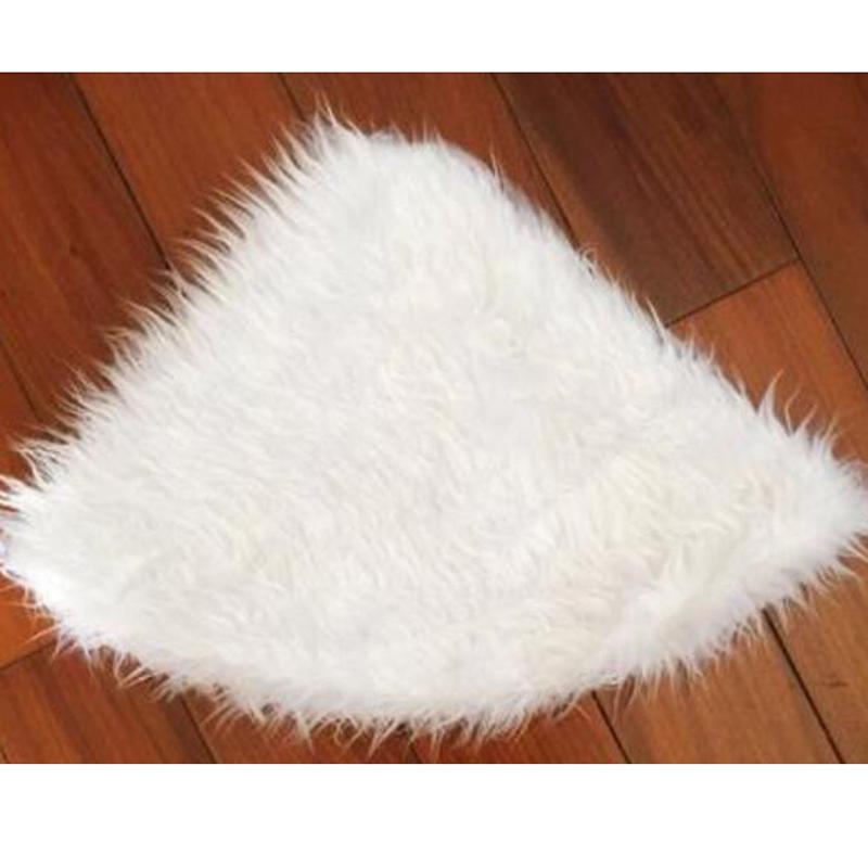 White Christmas Tree Skirt Plush Faux Fur Xmas Tree Carpet Merry Christmas Tree Decorations Ornament New Year Navidad Home Decor