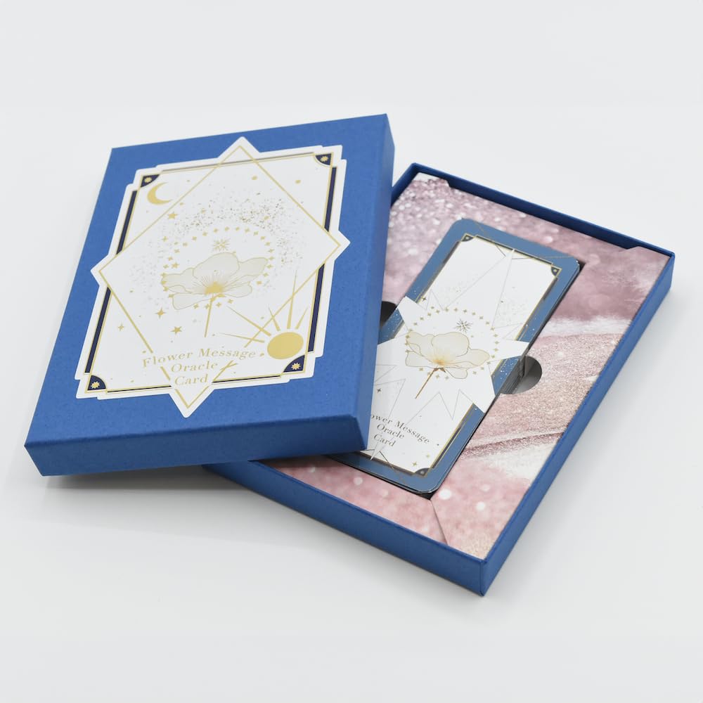 Flower Message Oracle Cards Shin 45 Cards with Instructions In and Chinese (4 Languages) Japanese, English, Korean, [Authentic]