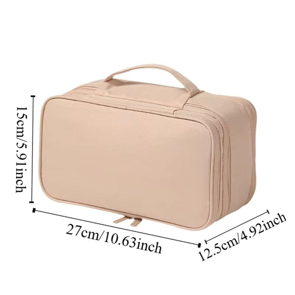 Multi-layer Bra Storage Bag Dustproof Thick Portable Socks Pouch Large Capacity Double-Sided Travel Underwear Organizer
