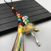 Chinese alloy six-character keychain pendant bag hanging metal accessories, barrel pendant gift pendant colorful