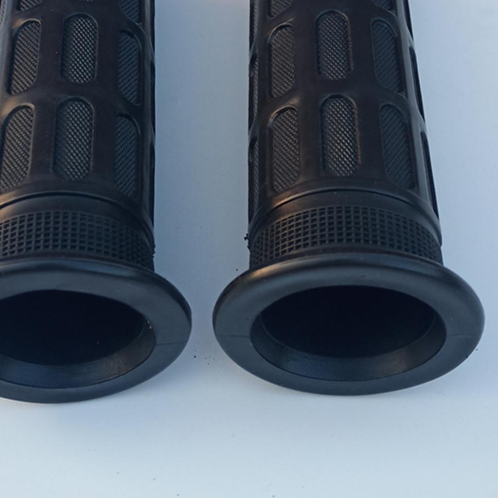 Poignées De Brouette En Caoutchouc Rouge - Lot De 2, Antidérapantes, Pour Tubes Ronds 30 Mm, Longueur 114 Mm