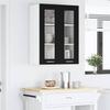 Hanging Cabinet Black Oak Effect 60 X 31 X 80 Cm Engineered Wood
