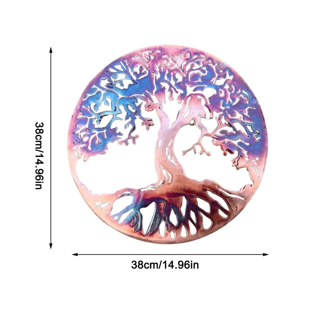 Tree Of Life Wall Art Metal Tree Of Life Wall Decor 11.02in Tree Of Life & Birds Metal Wall Plaque Metal Tree Pendant Decor