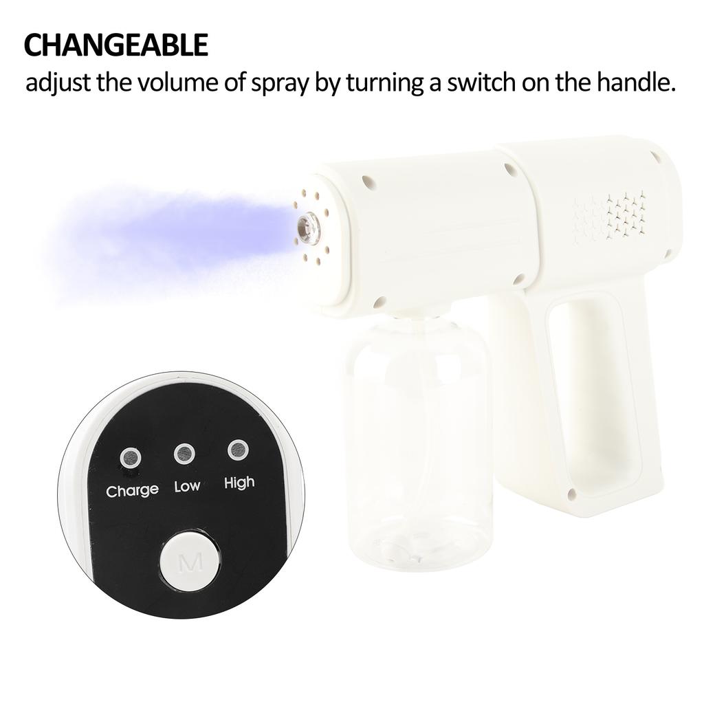 Hair Sprayer Machine Handheld Wireless Rechargeable Blue Light Sprayer Hairdressing
