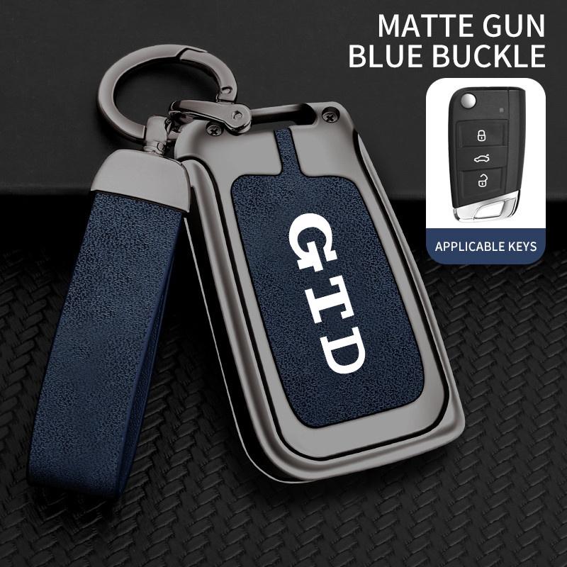 For VW VOLKSWAGEN 2026 New Zinc Alloy Car Key Cover Case Holder Shell Key Bag Protection For VW Volkswagen GTD GOLF 4 5 6 7 MK7