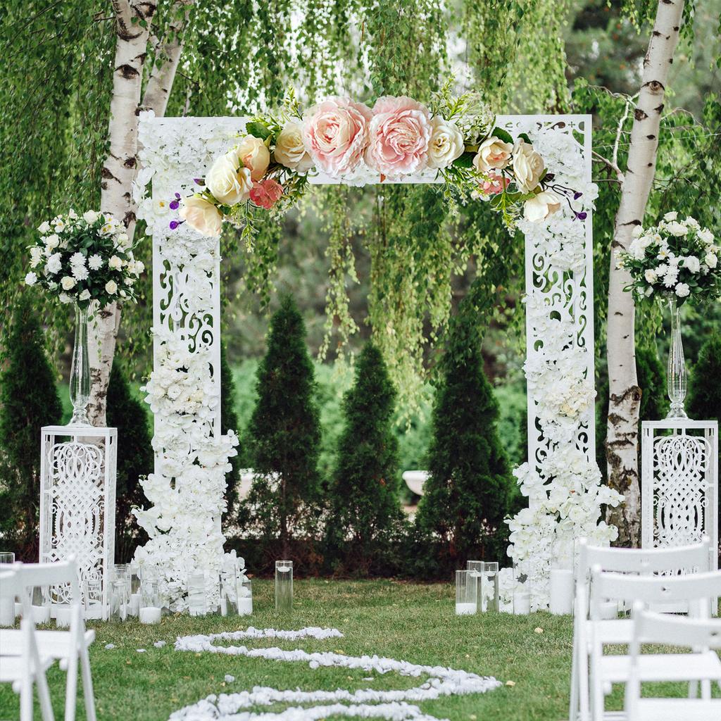 Artificial Rose Lintel Lifelike Elegant Handcrafted Artificial Flower Decorative Swag for Housewarmings Weddings