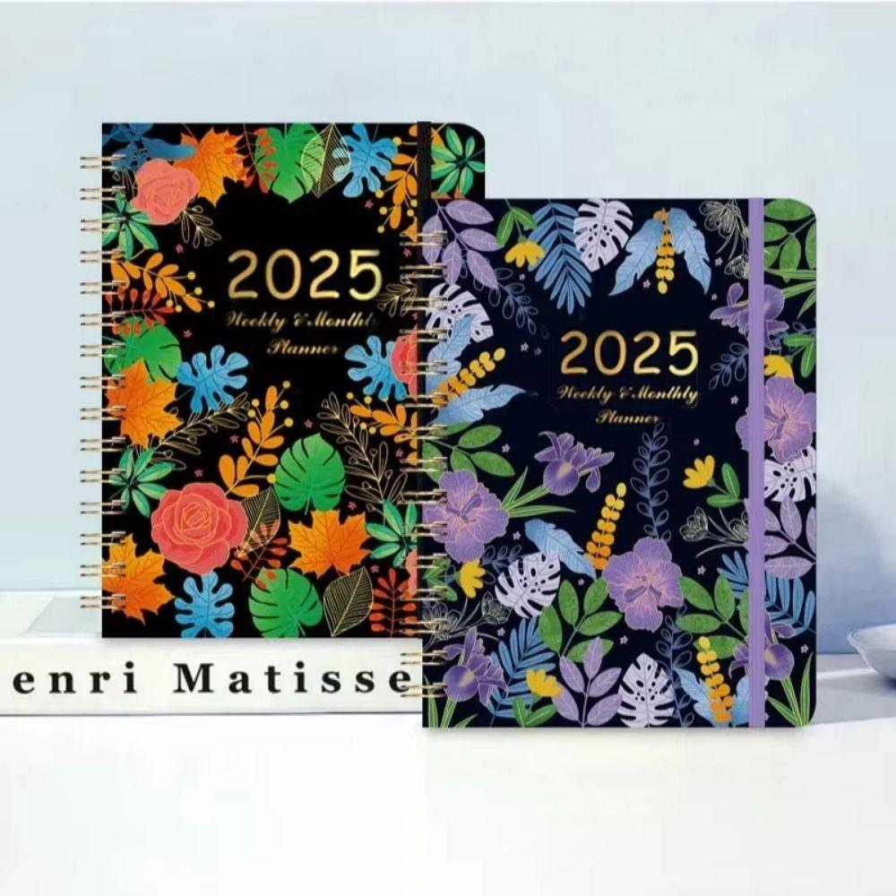 A5 Student Class Notebook 140 Pages 180° Lay-Flat Notebook 2025 Planner Notebooks  Stationery