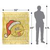 Sesame Street Silky Christmas Sweater Big Bird Supersoft Blanket