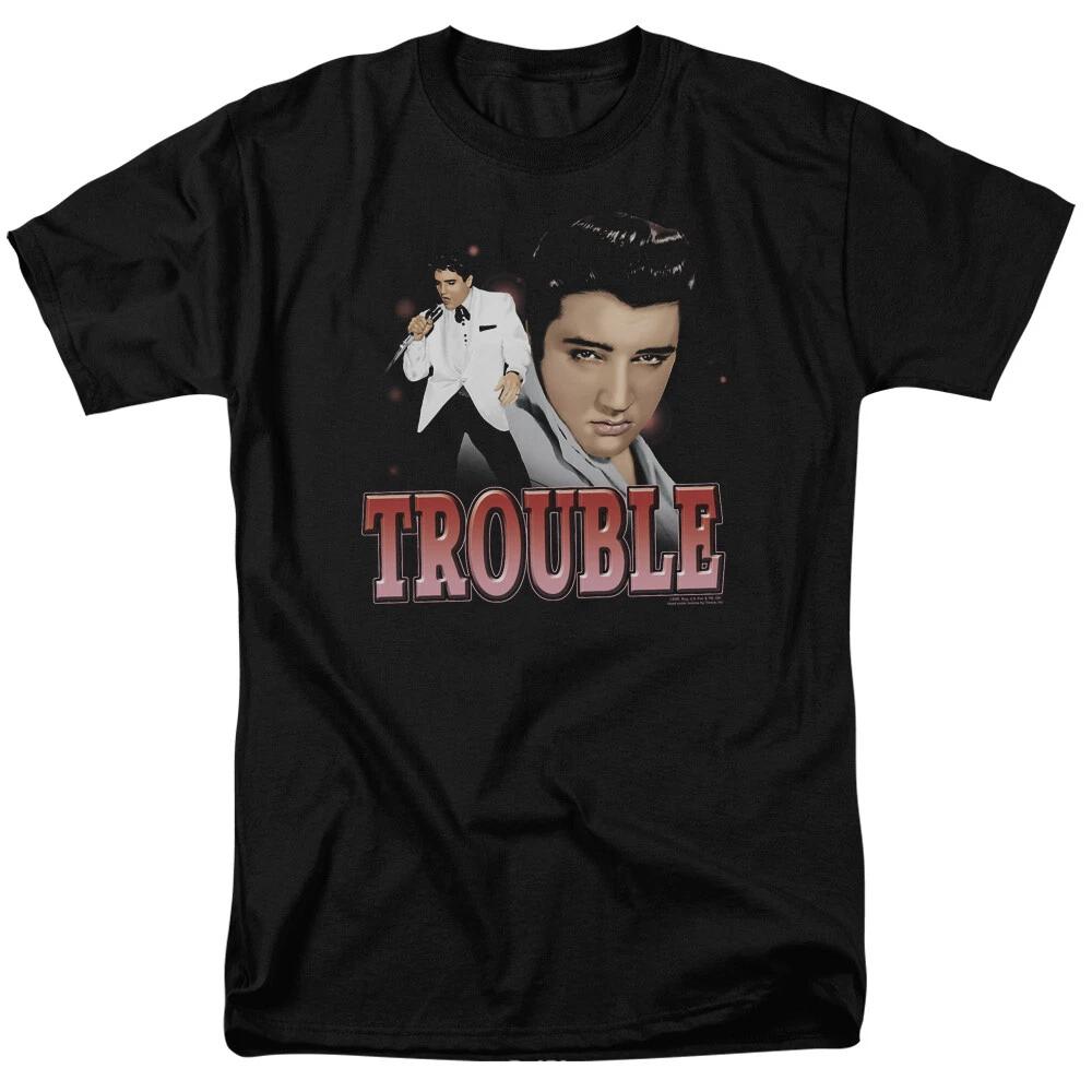 Elvis Trouble T-Shirt or Sleeveless Tank - to 6X 3XL