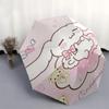 1pc Cinnamoroll Automatic Folding Umbrella - Portable 3-Fold Design with 8-Bone Iron Frame, Perfect for Fans, Travel, Daily Use, and Festive Gifts.R00