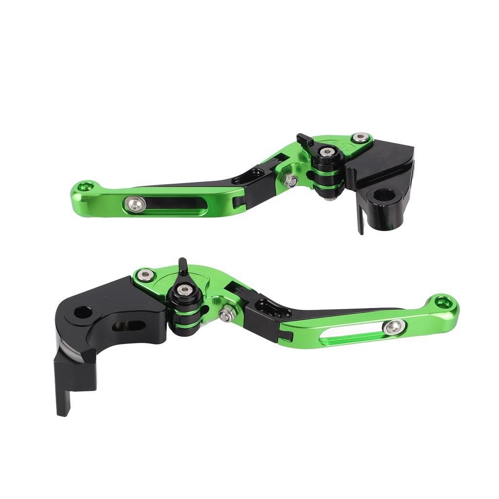 1 Pair Folding Clutch Brake Lever Aluminum Alloy 6 Level Adjustable Brake Handle Lever For Kawasaki Z1000 2007-2016