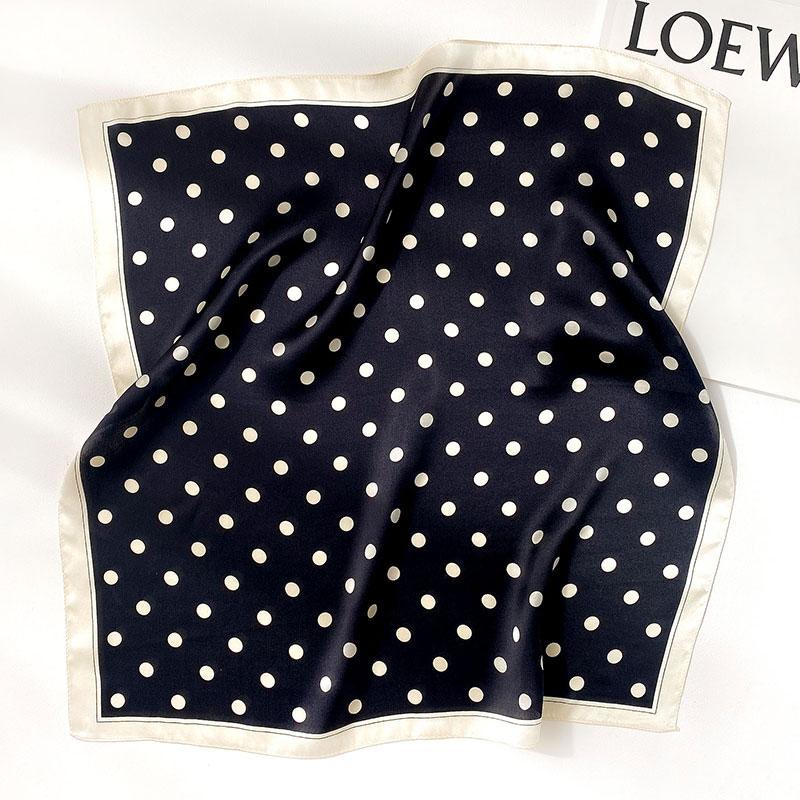 100% Real Silk Scarf Women Square Neck Tie Wrist Shawls Wraps for Ladies Foulard Scarves Pashmina Female Hijab Bandana bufanda