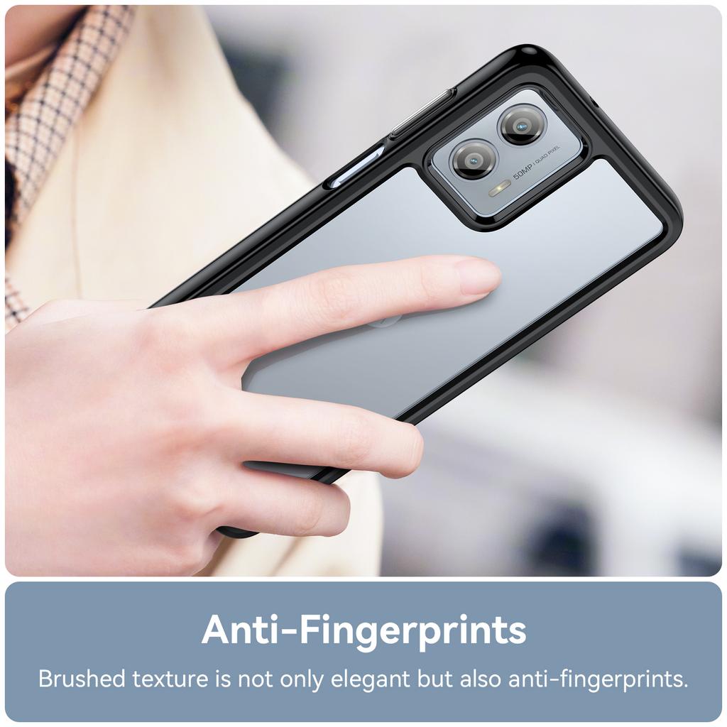 Etui na telefon komórkowy Motorola Moto G53 5G, odporne na zarysowania, wykonane z TPU + Akrylu