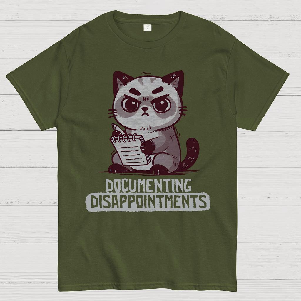 Documenting Disappointments 100% Cotton Summer Casual Cool Loose T-Shirt