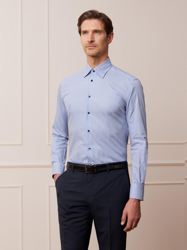Blue Shirt Long Sleeve 164-170/38