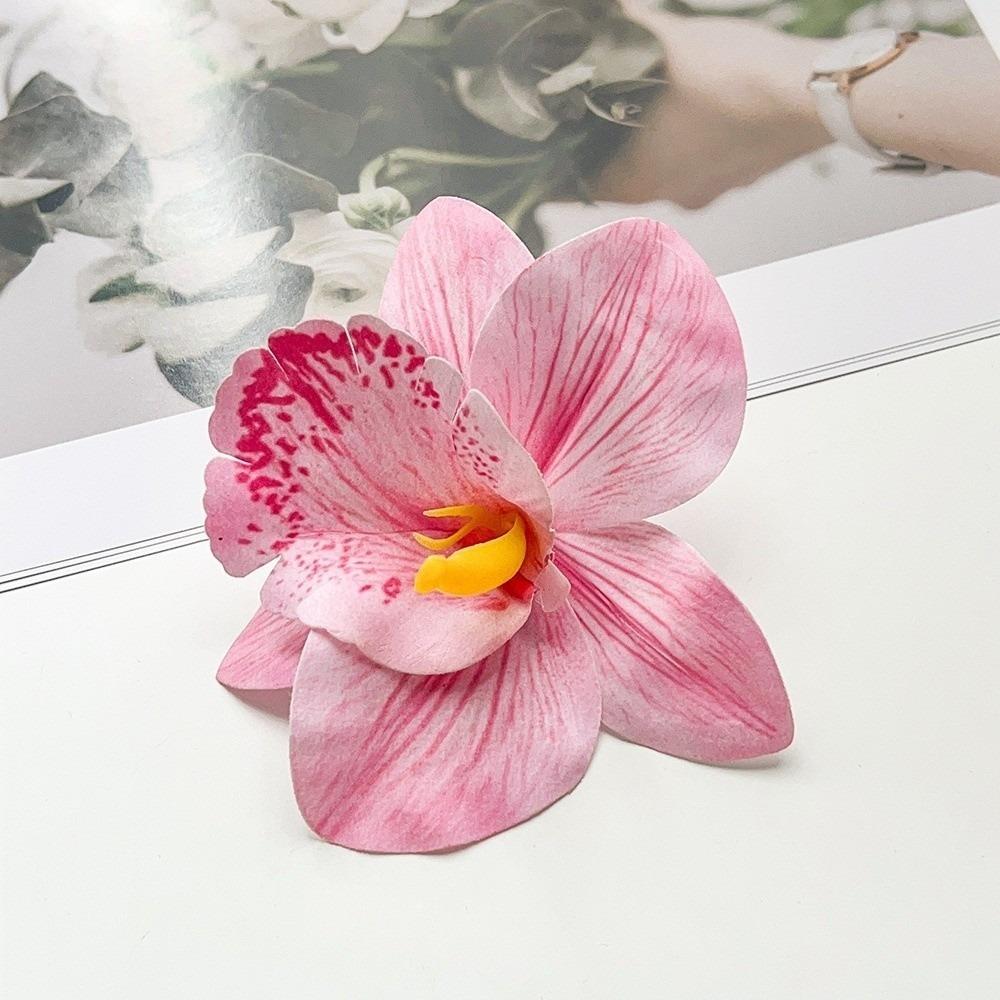 Artificial Magnolia Hair Barrettes Do Not Hurt Hair Hairpins Hearwear Beach Party Hawaiian