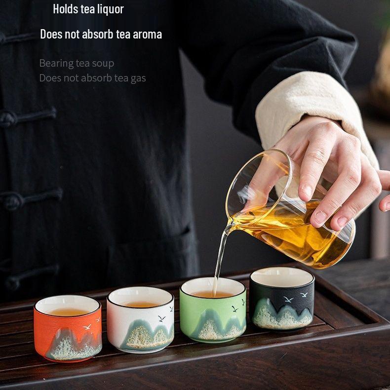 

Guochao Palace Museum Gift Set: Tea Cups & Wine Glasses for Father s Day, Mid-Autumn, Teachers, and Elders