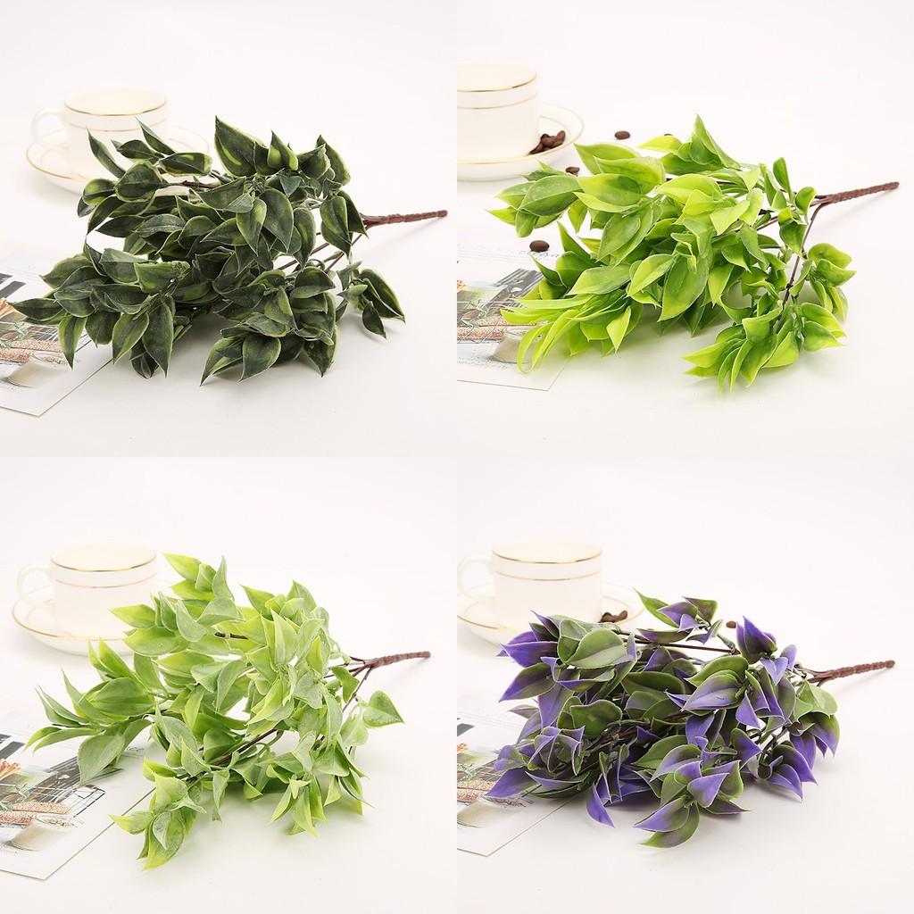 Plastic Greenery Fake Flower Bush For Home Decoration And Outdoor Events