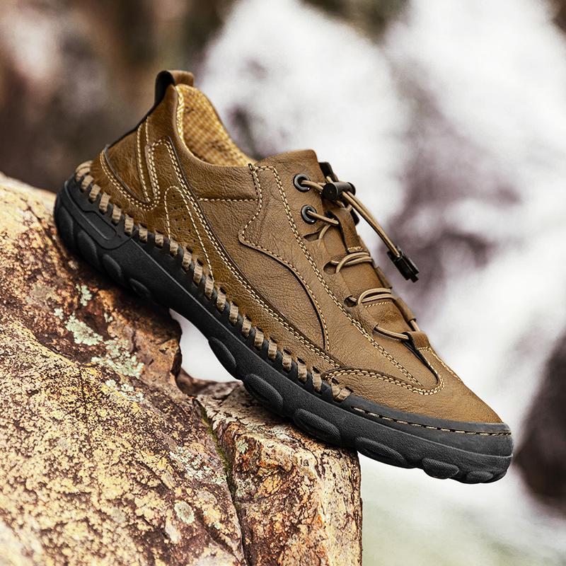 38-46 Pantofi Retro de Timp Liber pentru Bărbați Pantofi Casual Mărimi Mari Piele Talpă de Cauciuc Lucrați Manual Pantofi de Piele pentru Bărbați