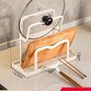 Xuanyong Kitchen Countertop Pot Lid and Cutting Board Storage Rack