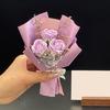 Pocket Rose Artificial Flowers Gift Packaging Mini Bouquet Long-Lasting No Wither Flower for Valentine’s Day Birthday