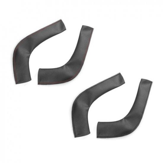 DIY Pair Door Handle Central Armrest Leather Cover For Porsche Cayenne 2011-2016