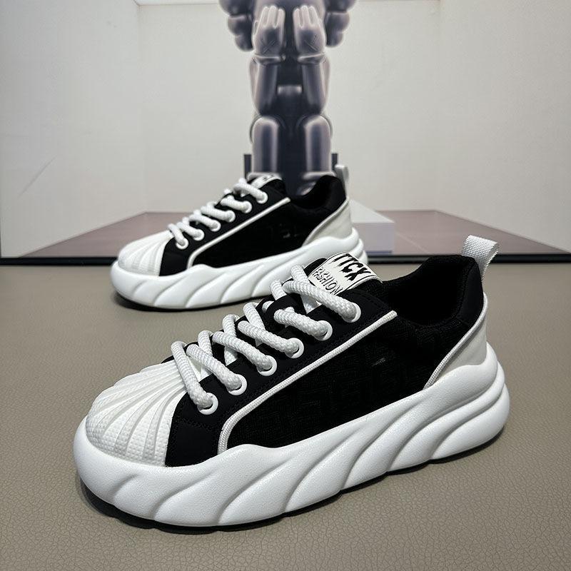 Shoes men's summer breathable mesh shell head men's shoes platform sports men's fashion casual shoes