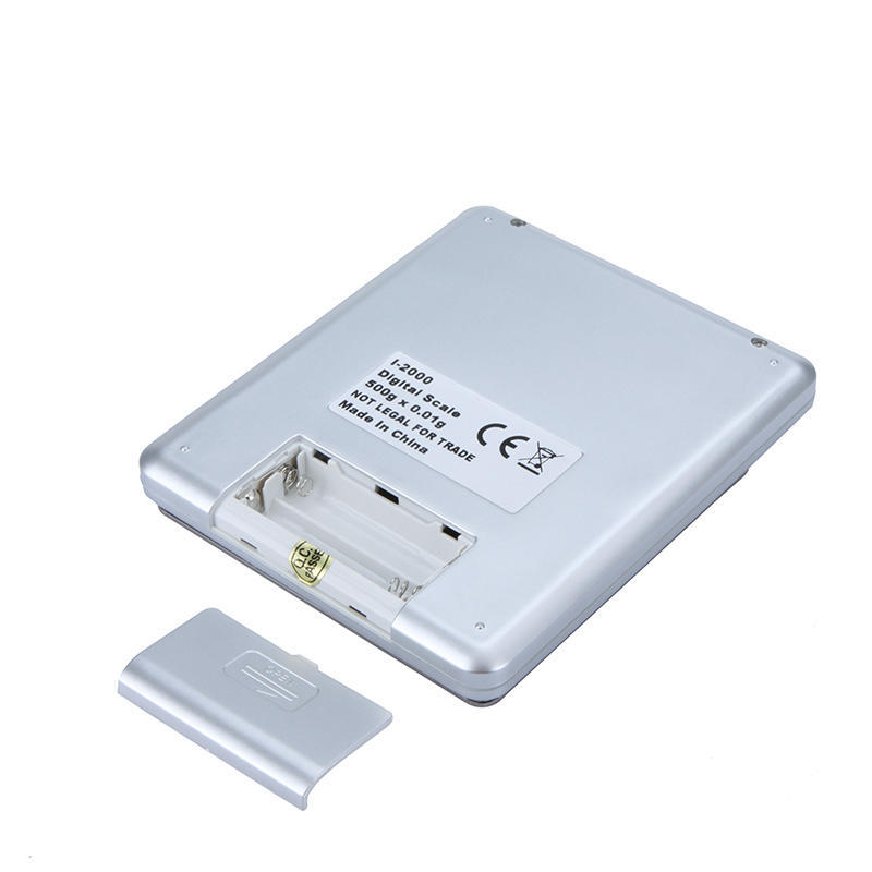 Hög precision Mini elektronisk digital plattform smyckesvåg med två brickor