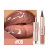 Rossetto Matita Labbra Lucidalabbra Trucco Due in Uno Rossetto Mat Opaco Lucidalabbra Specchio Lucidalabbra