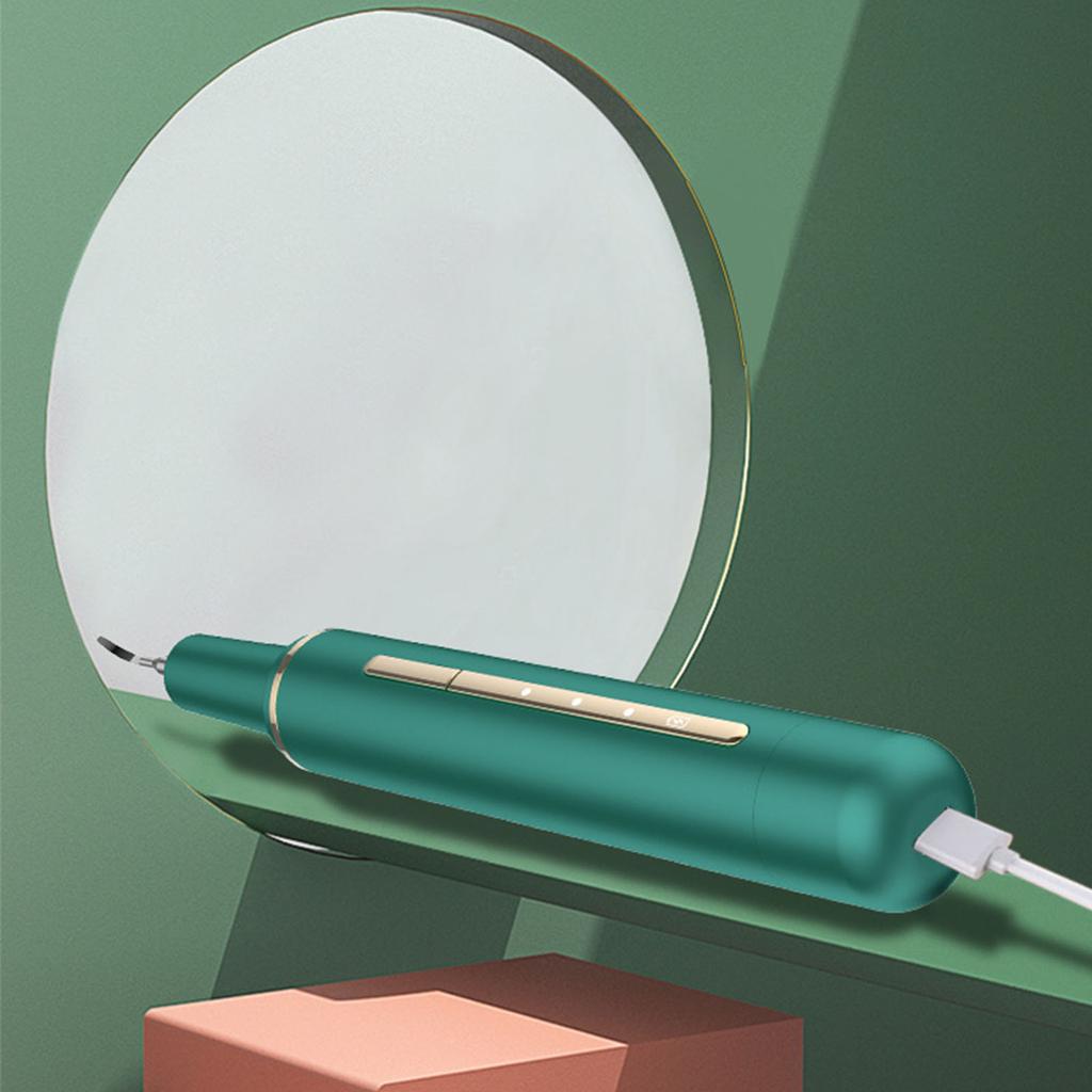 Electric Teeth Cleaner Dental Calculus Remover Electric Teeth Cleaning Kit with LED Light 3 Adjustable Modes for Teeth