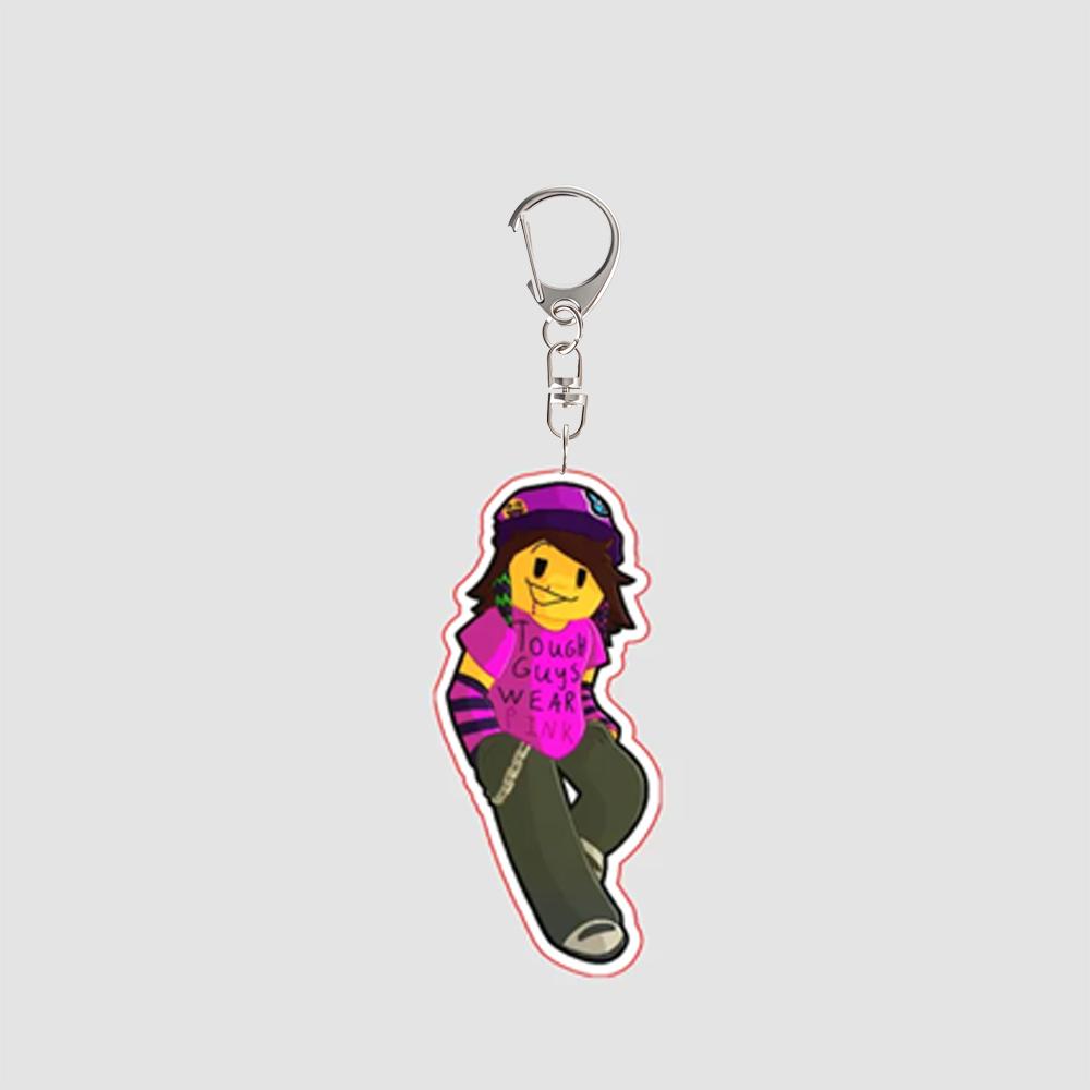 Porte-clés Acrylique Jeu PartyNoob Pest Melanie MR INFECTÉ DIVISÉ Dessins Animés Personnalisés Accessoires Pendentifs Sac à Dos Cadeau Festival purple