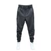 Pantalones informales para hombre, cintura elástica, botones, bragueta, pantalones largos, bolsillos, cierre de Color sólido, puños de cinta, pantalones de estilo deportivo de tenis
