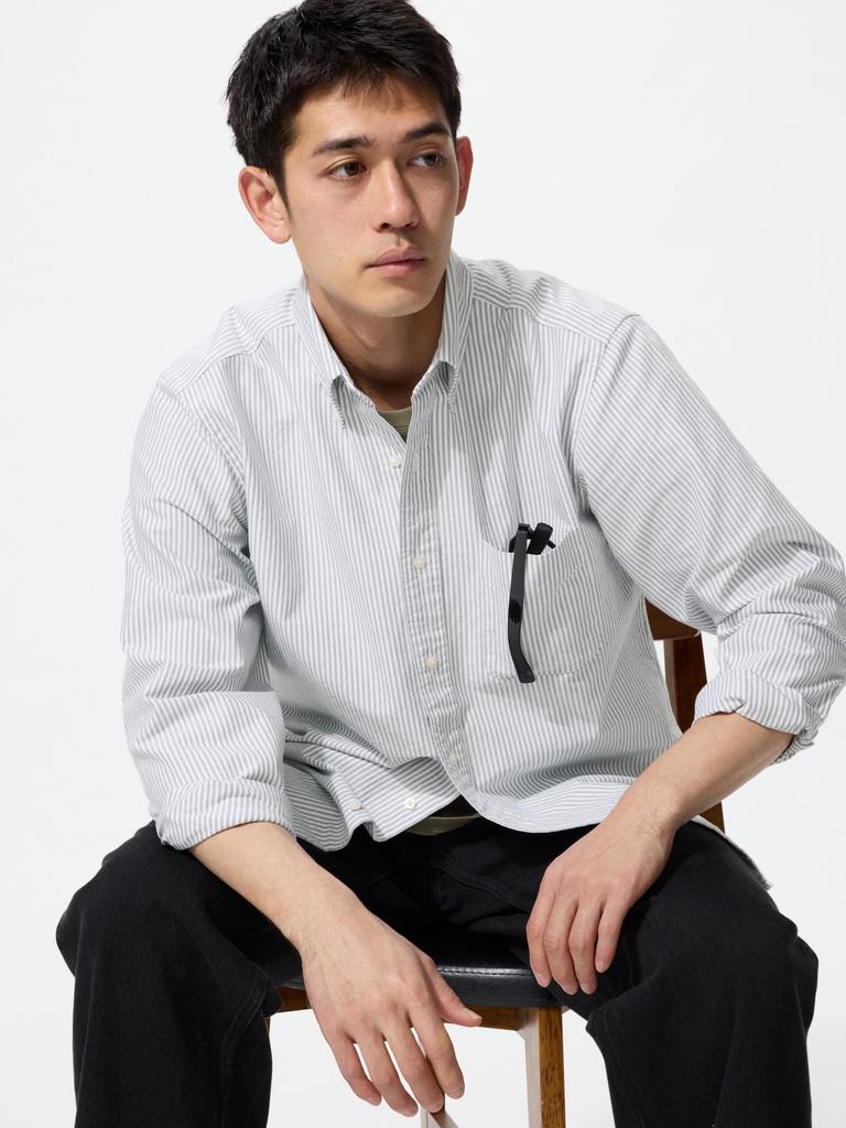 Uniqlo Oxford Shirt  Long Sleeve  Stripe