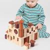 Wood Box Large Wooden Building Blocks Children's Assembled Solid Wood Boys and Girls Baby Educational Toys Early Education