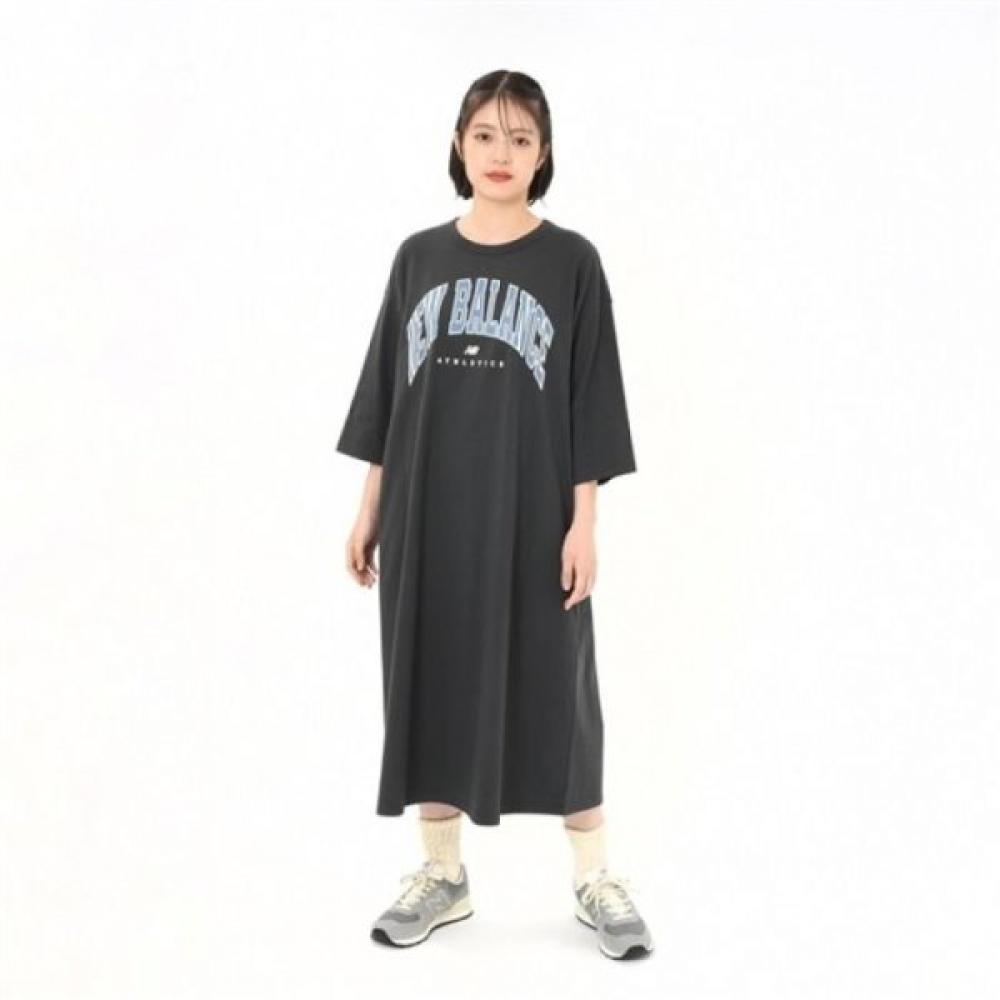 

New Balance Galleria Big Logo Dress Awd45697 Ack New Balance L