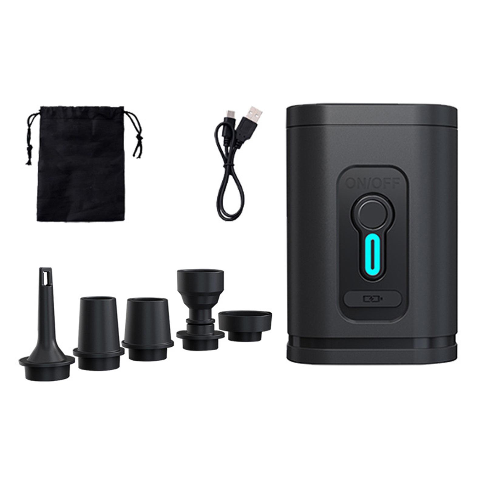 

2 комплекта портативных электрических воздушных насосов для шин автомобиля, мотоцикла, велосипеда, шариков, беспроводной электрический автомобильный воздушный насос для шин дома, кемпинга, пляжа