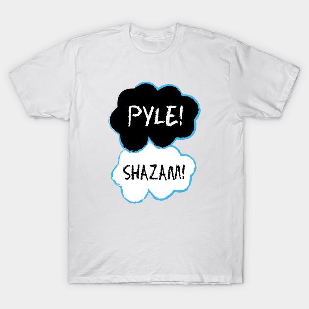 

Men Black Print T-shirt Pyle! Shazam! No-Cut Transfer Paper Print Cotton Tshirt L