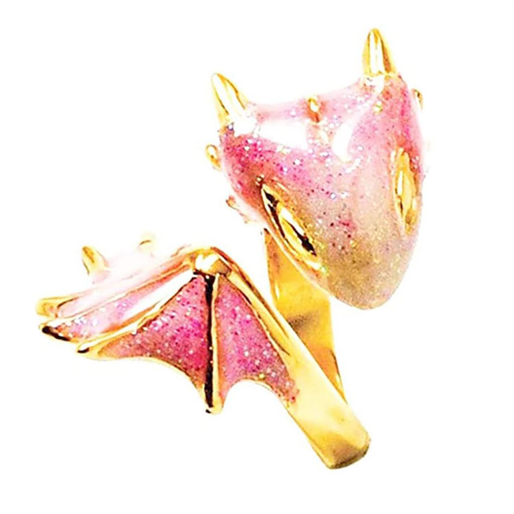 

Women Alloy Open Ring Girlfriend Anniversary Adjustable Knuckle Fashion Jewelry Travel Birthday Personalized Present рожевий