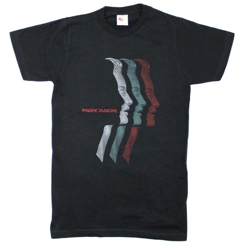 Retro Imagine Dragons Band An Independent Rock Band From The US Americanstyle Retro Mens Loose Tshirt
