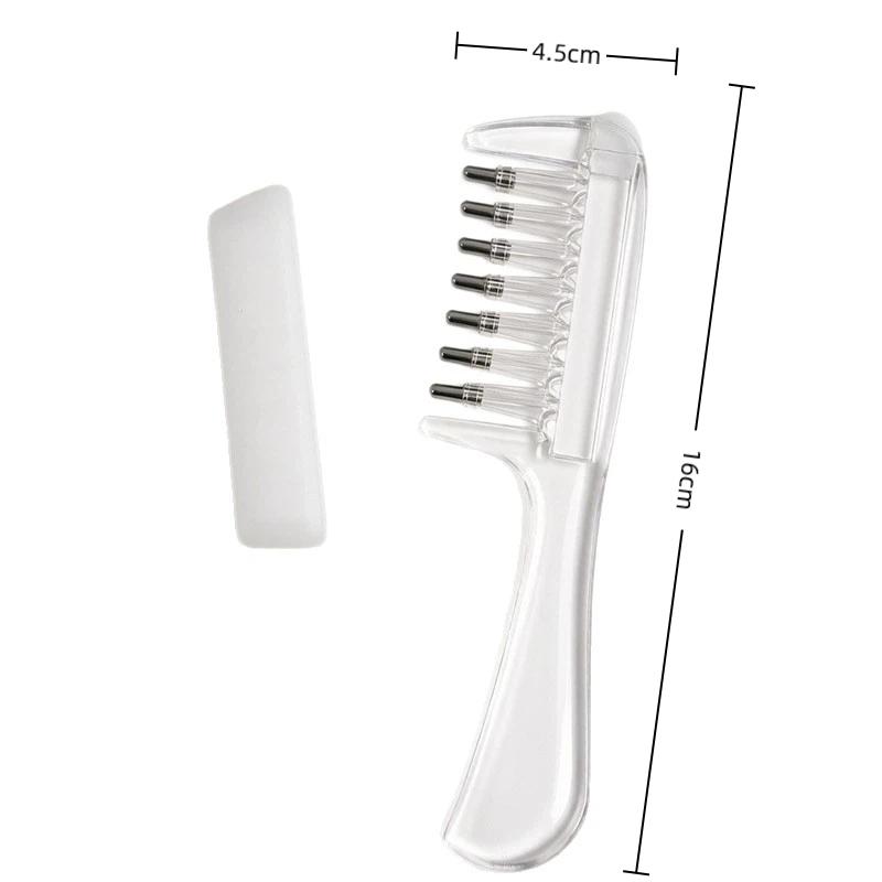Scalp Liquid Guide Comb Portable Mini Hair Oil Applicator 1PC Lightweight Head Massage Comb for Daily Hair Nourishing