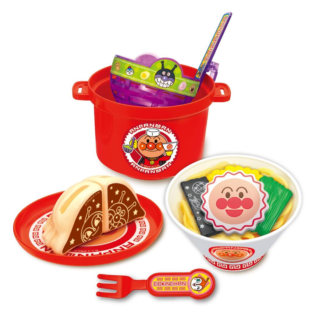 JOYPALETTE Anpanman Drain the Water and Get Anpanman Ramen Set Chacha!