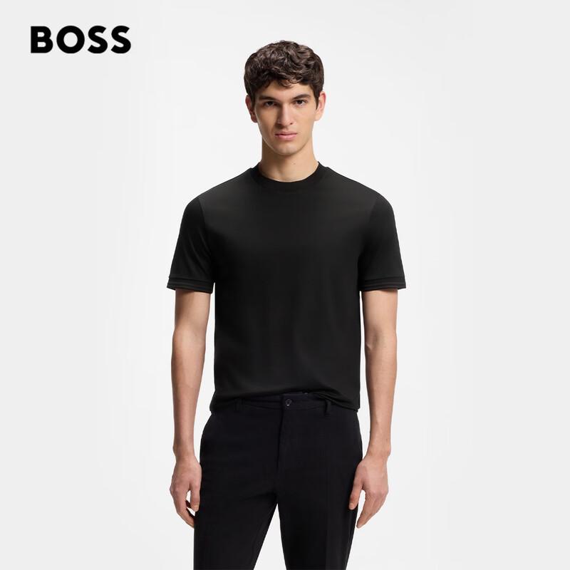 

BOSS Men s Mercerized Cotton Slim-Fit T-Shirt XL