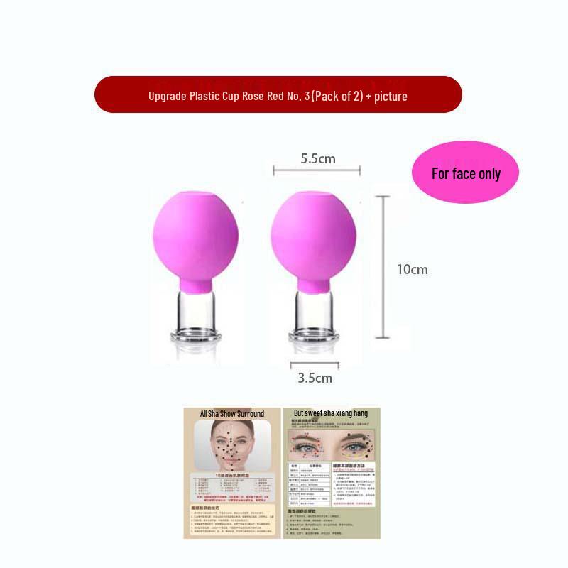 Enhanced Silicone Facial Cupping Set for Skin Lifting and Beauty