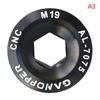 M15 -M20 Aluminum Alloy Mtb Crank Screw Cap Road Bike Crankset Cover Caps Bolt