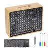 Wooden Money Saving Box 10000/1000 Savings Challenge Box Coin Piggy Bank Cash Vault Bank with Money Target Numbers for All Ages