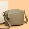 Genuine Leather Crossbody Bag, Top Grain Leather Bucket Shoulder Purse