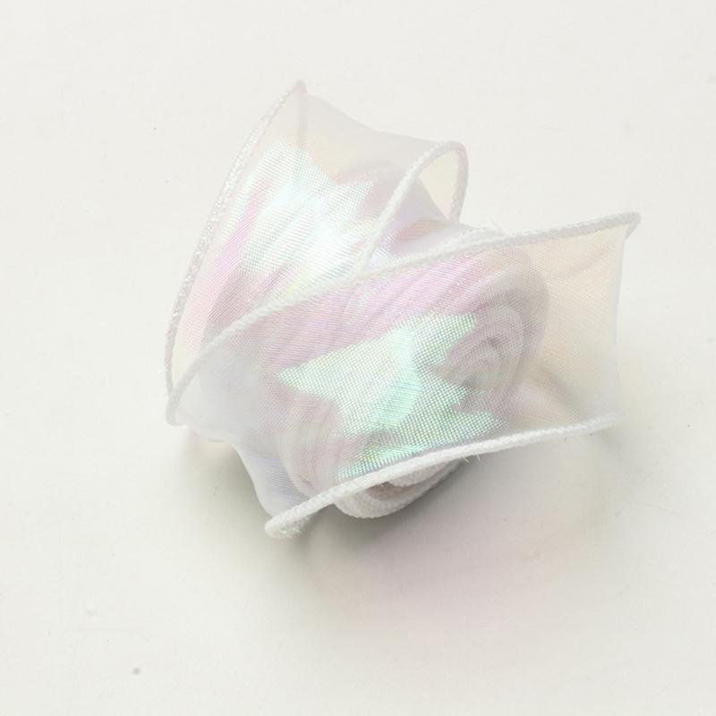 Sheer Organza Ribbon 40mmX9meter Chiffon Ribbons for Bouquets Wrapping Wedding Cake Decoration Craft Wreath Bows Making